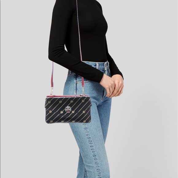 Gucci Thiara Double Shoulder Bag gg marmont - Picture 4 of 14